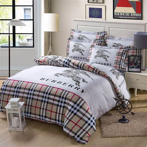 replica burberry quality velvet bedding set of 4|Knock.